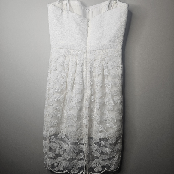 BCBG MaxAzria: Adrianna Strapless Lace Mini Dress NWT! All Adjustable! NWT!! - Picture 2 of 8